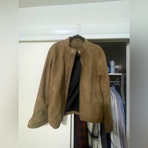Thursday suede leather jacket